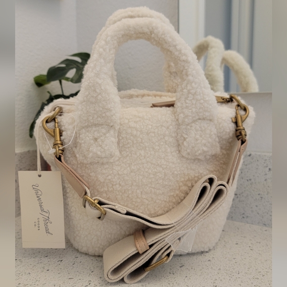 Universal Thread Handbags - Sherpa Mini Tote